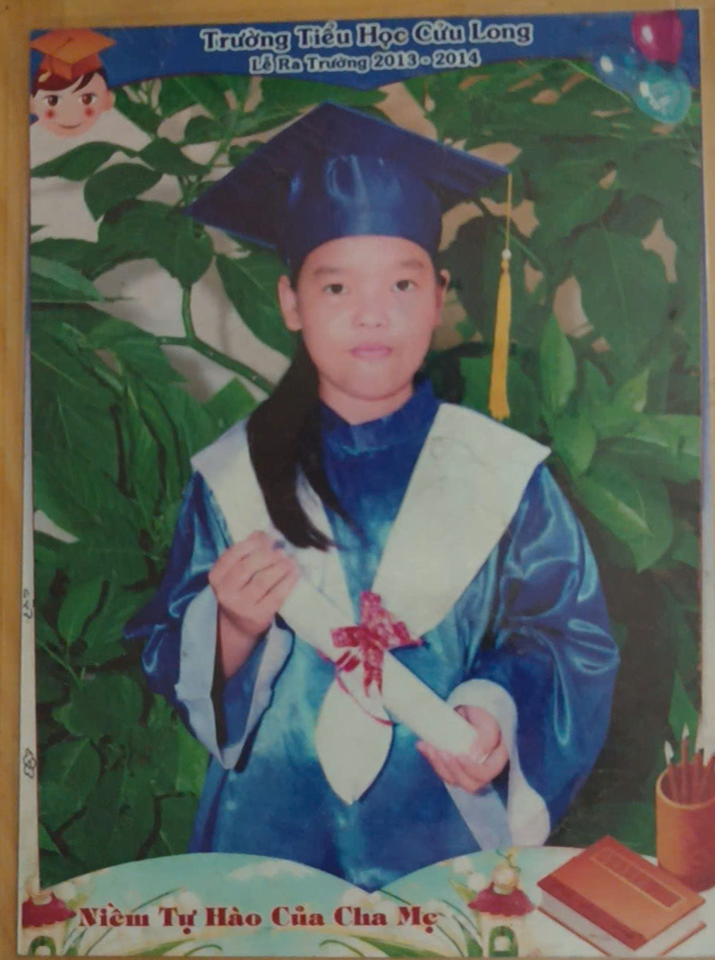 My youngest child at graduation
